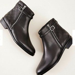 Ann Taylor Quentin Leather Booties  7.5  , 8